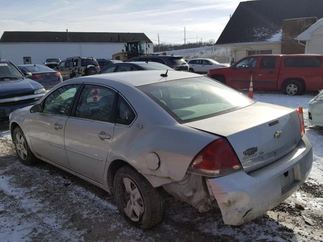 2G1WB58K269399248 - 2006 CHEVROLET IMPALA LS SILVER photo 3