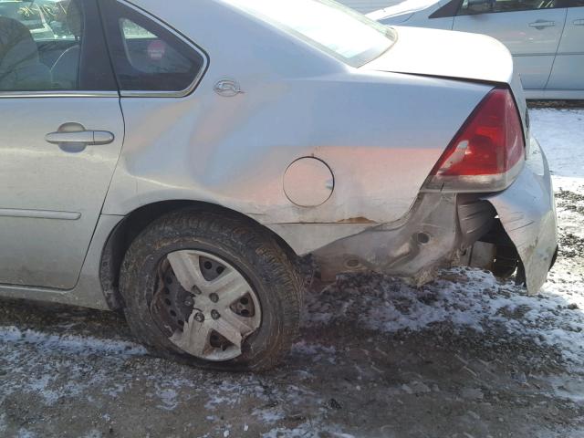 2G1WB58K269399248 - 2006 CHEVROLET IMPALA LS SILVER photo 9