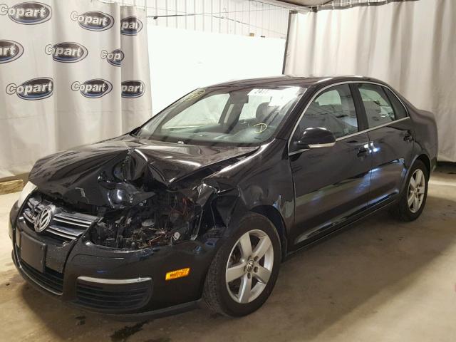 3VWRZ71K28M031276 - 2008 VOLKSWAGEN JETTA SE BLACK photo 2