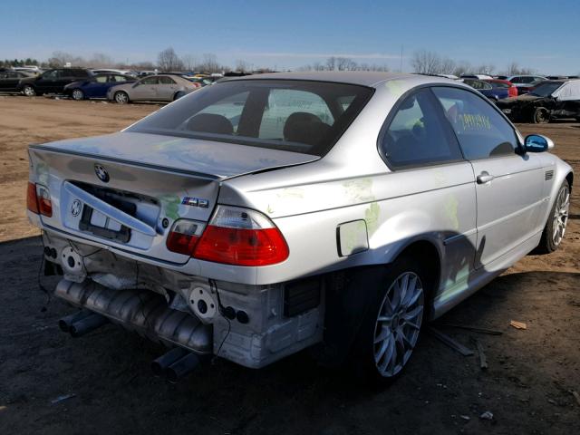 WBSBL93493JR21241 - 2003 BMW M3 SILVER photo 4