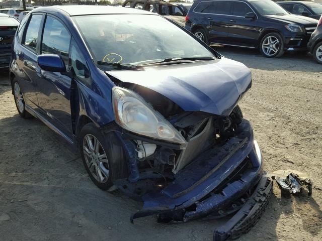 JHMGE88449S053872 - 2009 HONDA FIT SPORT BLUE photo 1