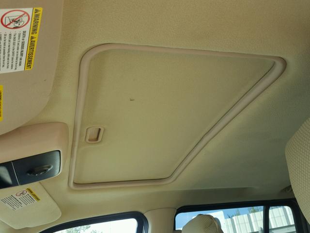 1FMZU73K84ZA82011 - 2004 FORD EXPLORER X BEIGE photo 9