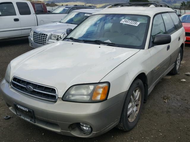 4S3BH665126301061 - 2002 SUBARU LEGACY OUT WHITE photo 2