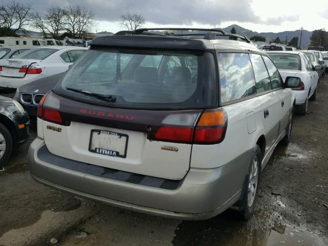 4S3BH665126301061 - 2002 SUBARU LEGACY OUT WHITE photo 4