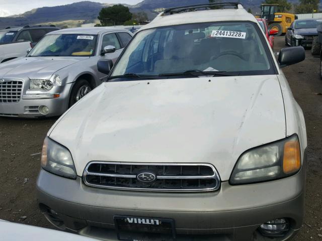 4S3BH665126301061 - 2002 SUBARU LEGACY OUT WHITE photo 9