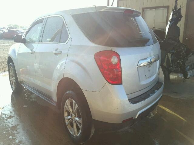 2GNALBEK9C1338000 - 2012 CHEVROLET EQUINOX LS SILVER photo 3