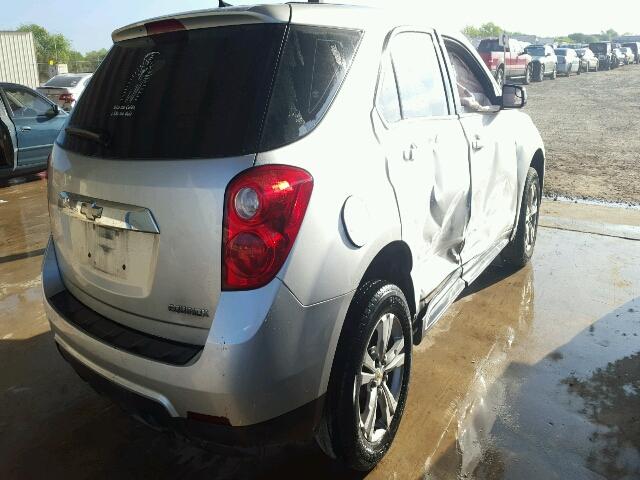 2GNALBEK9C1338000 - 2012 CHEVROLET EQUINOX LS SILVER photo 4