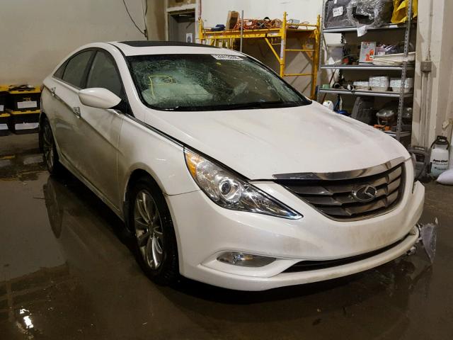 5NPEC4AB2CH348670 - 2012 HYUNDAI SONATA SE WHITE photo 1