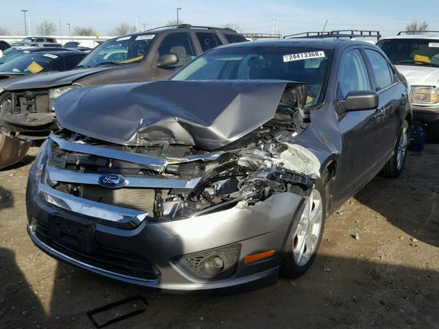 3FAHP0HA8CR378279 - 2012 FORD FUSION SE CHARCOAL photo 2