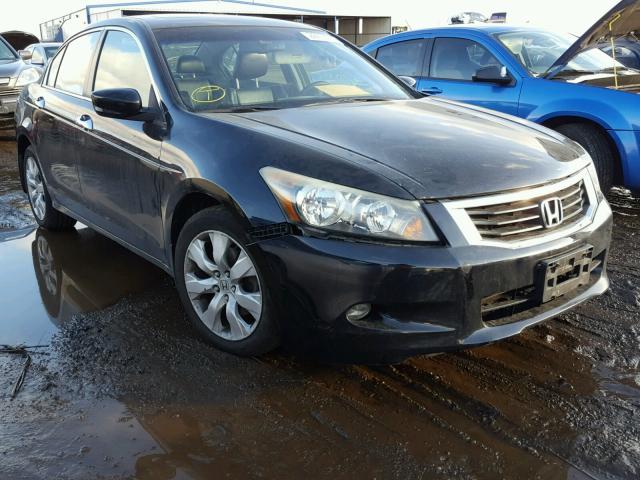 1HGCP36878A053583 - 2008 HONDA ACCORD EXL BLACK photo 1