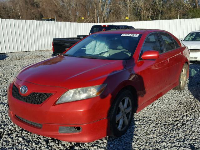 4T1BK46K78U070727 - 2008 TOYOTA CAMRY LE RED photo 2