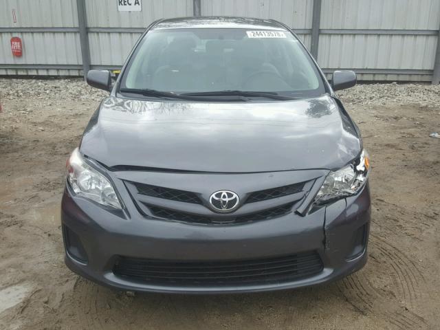 2T1BU4EE0CC789852 - 2012 TOYOTA COROLLA BA CHARCOAL photo 9