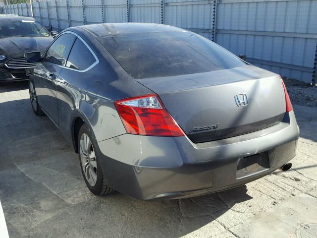 1HGCS1B32AA005914 - 2010 HONDA ACCORD LX GRAY photo 3