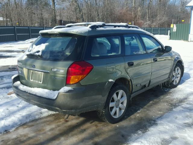 4S4BP61C167338972 - 2006 SUBARU LEGACY OUT GREEN photo 4