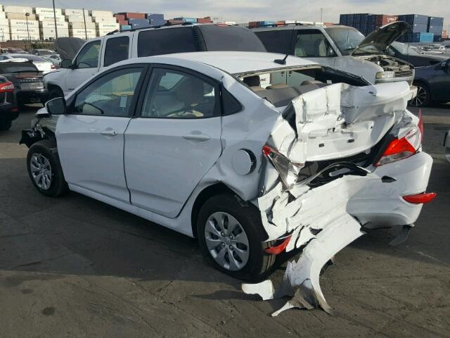 KMHCT4AE9HU361670 - 2017 HYUNDAI ACCENT SE WHITE photo 3