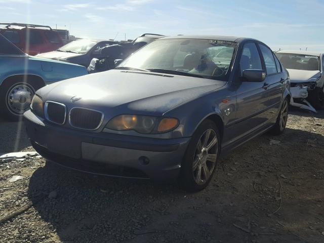 WBAET37463NJ30506 - 2003 BMW 325 I BLUE photo 2