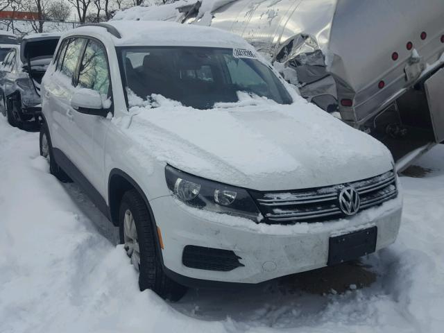 WVGBV7AX0HK007685 - 2017 VOLKSWAGEN TIGUAN S WHITE photo 1