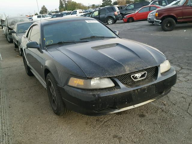 1FAFP40442F224796 - 2002 FORD MUSTANG BLACK photo 1