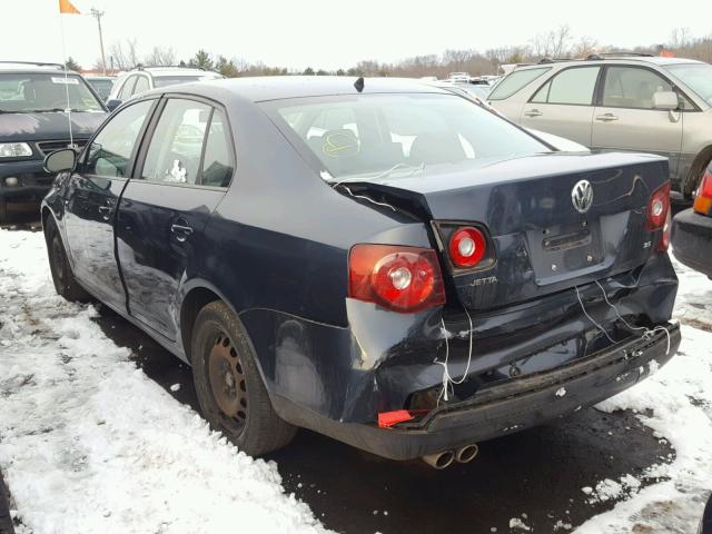 3VWHZ71K78M017837 - 2008 VOLKSWAGEN JETTA S Mavi foto 3