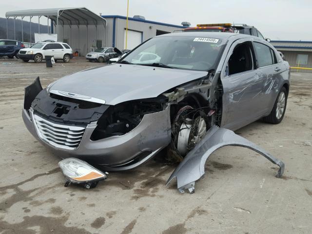 1C3CCBBG3DN678328 - 2013 CHRYSLER 200 TOURIN SILVER photo 2