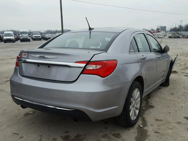 1C3CCBBG3DN678328 - 2013 CHRYSLER 200 TOURIN SILVER photo 4