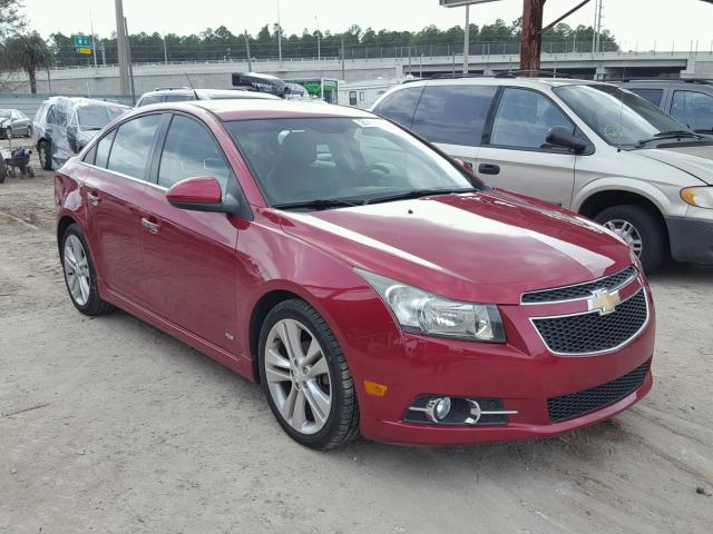 1G1PH5SC3C7228199 - 2012 CHEVROLET CRUZE LTZ RED photo 1