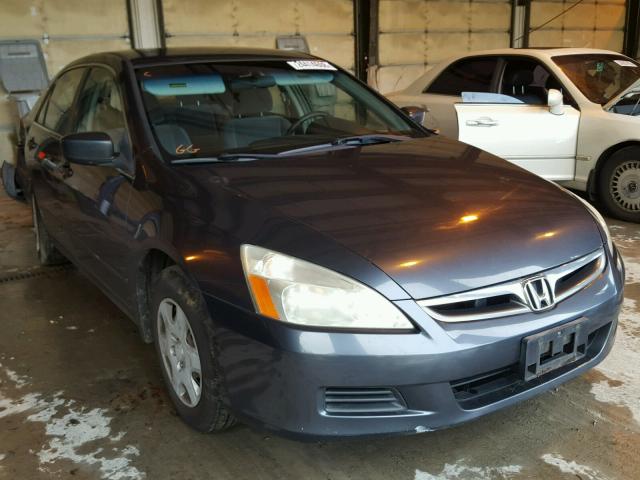 JHMCM564X6C005902 - 2006 HONDA ACCORD LX BLUE photo 1