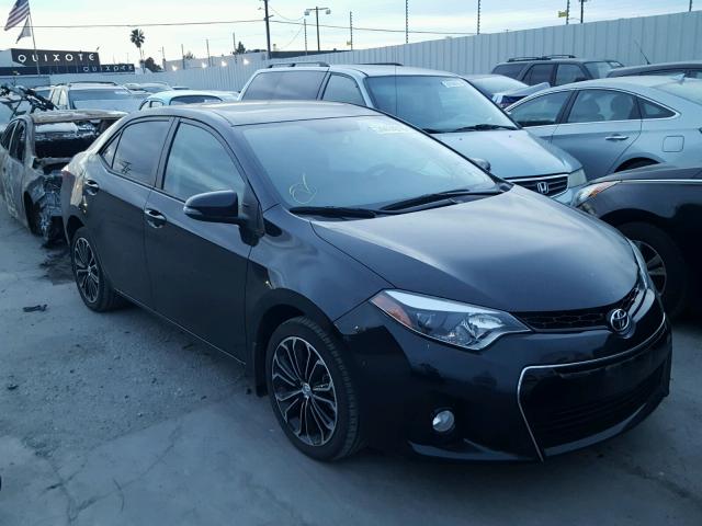 5YFBURHE7FP213771 - 2015 TOYOTA COROLLA L BLACK photo 1