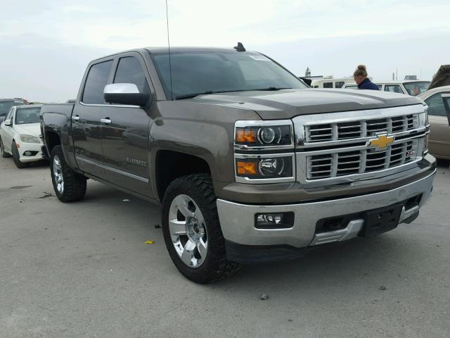 3GCUKSEC8FG460084 - 2015 CHEVROLET SILVERADO BROWN photo 1