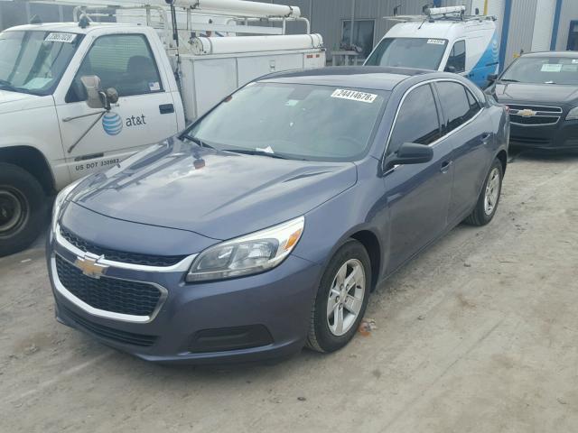 1G11A5SLXFF160617 - 2015 CHEVROLET MALIBU LS BLUE photo 2