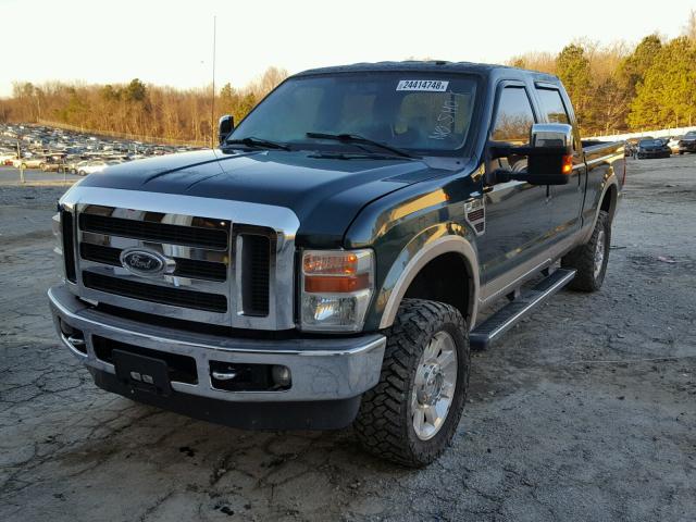 1FTSW2BR7AEA86037 - 2010 FORD F250 SUPER GREEN photo 2