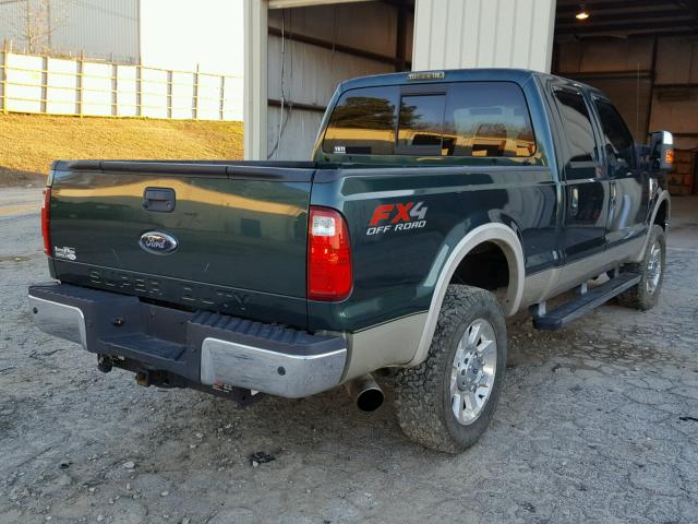 1FTSW2BR7AEA86037 - 2010 FORD F250 SUPER GREEN photo 4