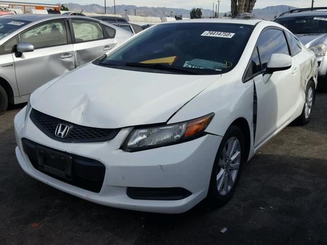2HGFG3B17CH551041 - 2012 HONDA CIVIC EXL WHITE photo 2