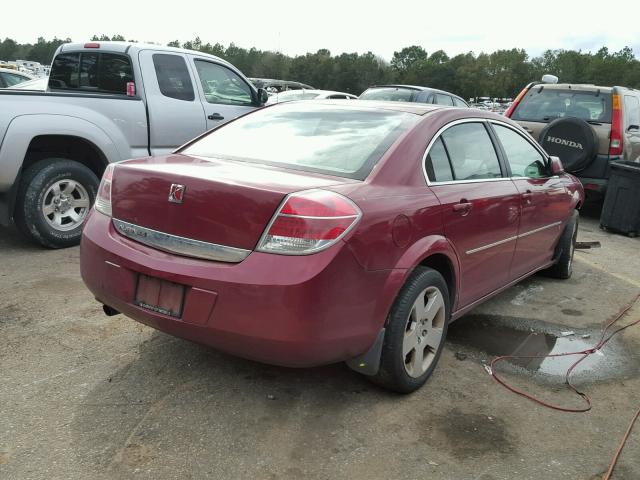 1G8ZS57N97F184498 - 2007 SATURN AURA XE BURGUNDY photo 4