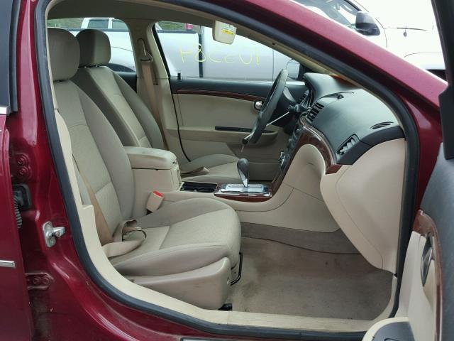 1G8ZS57N97F184498 - 2007 SATURN AURA XE BURGUNDY photo 5