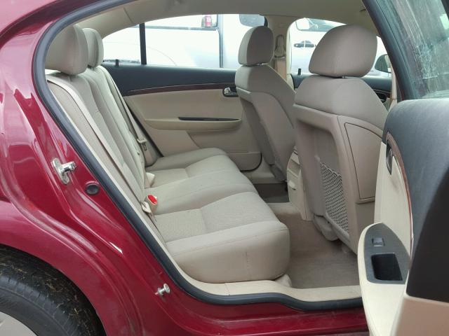 1G8ZS57N97F184498 - 2007 SATURN AURA XE BURGUNDY photo 6