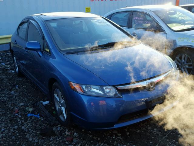 1HGFA16857L121501 - 2007 HONDA CIVIC EX BLUE photo 1