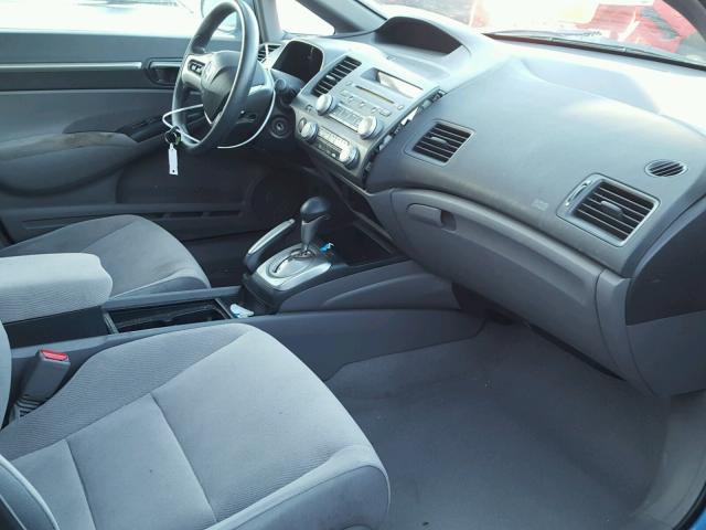 1HGFA16857L121501 - 2007 HONDA CIVIC EX BLUE photo 5