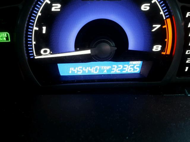 1HGFA16857L121501 - 2007 HONDA CIVIC EX BLUE photo 8