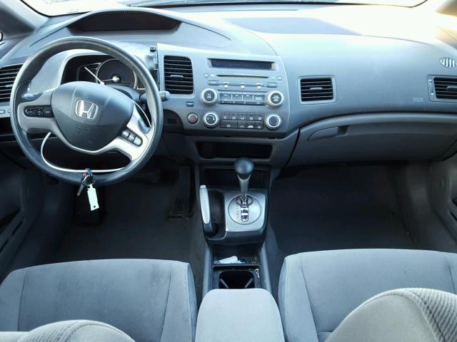 1HGFA16857L121501 - 2007 HONDA CIVIC EX BLUE photo 9