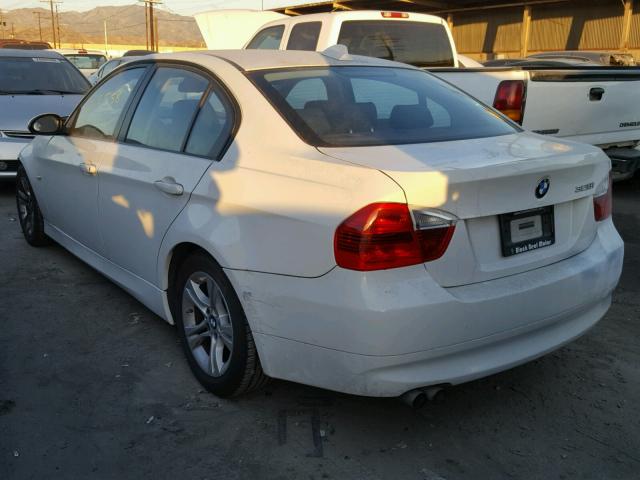 WBAVC53587FZ75948 - 2007 BMW 328 I SULE WHITE photo 3