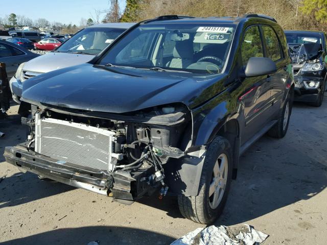 2CNDL13F486342340 - 2008 CHEVROLET EQUINOX LS BLACK photo 2