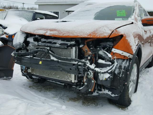 5N1AT2MV2HC780442 - 2017 NISSAN ROGUE SV ORANGE photo 9