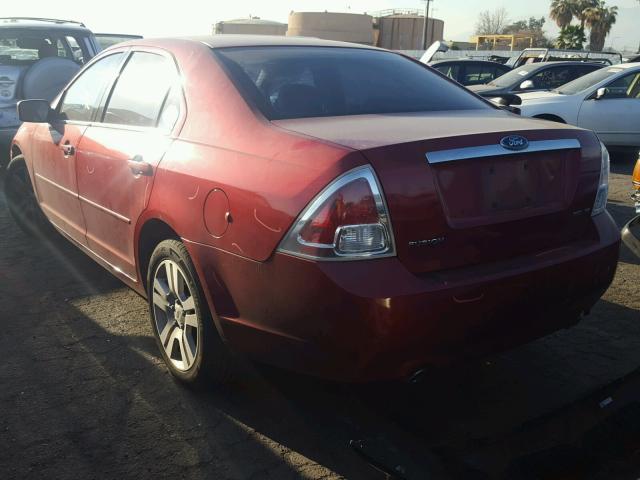 3FAHP08196R176653 - 2006 FORD FUSION SEL RED photo 3