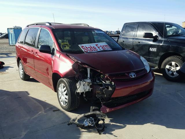 5TDZA23C96S517227 - 2006 TOYOTA SIENNA CE RED photo 1