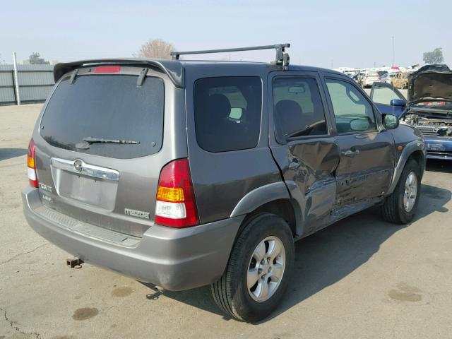 4F2YU091X2KM36297 - 2002 MAZDA TRIBUTE LX GRAY photo 4