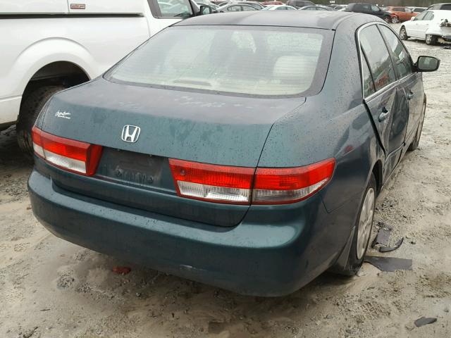 1HGCM56383A027348 - 2003 HONDA ACCORD LX GREEN photo 4