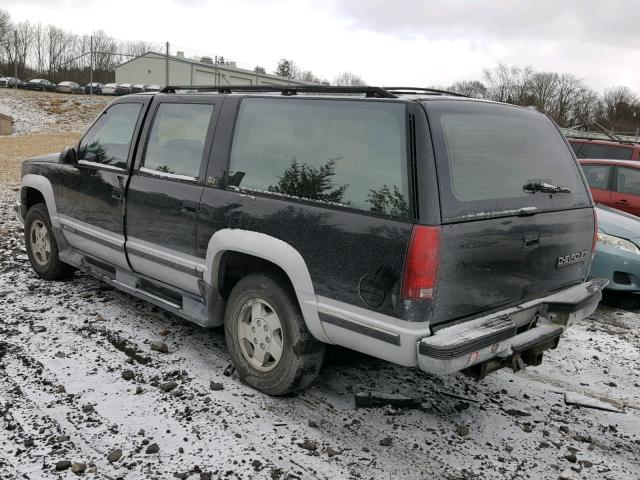 1GNFK16K1PJ393182 - 1993 CHEVROLET SUBURBAN K BLACK photo 3