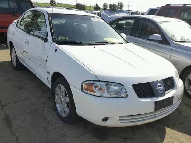 3N1CB51D56L528136 - 2006 NISSAN SENTRA 1.8 WHITE photo 1