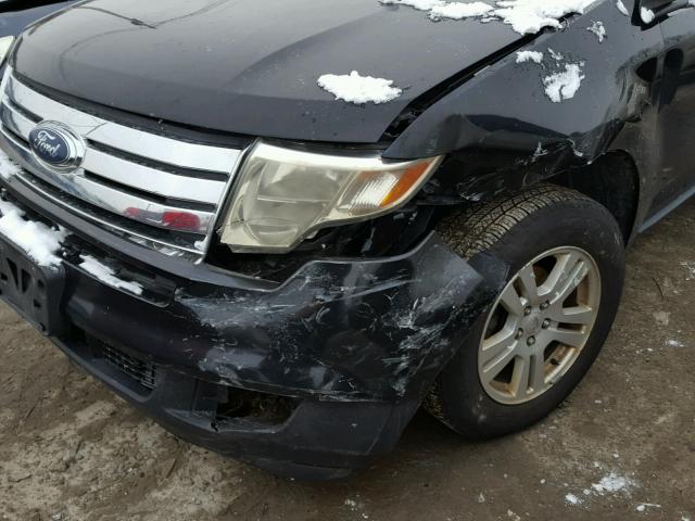 2FMDK36C67BB18461 - 2007 FORD EDGE SE BLACK photo 9